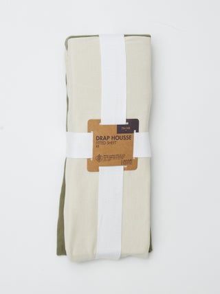 Set van 2 jersey hoeslakens voor baby (70x140) - Kiabi Home