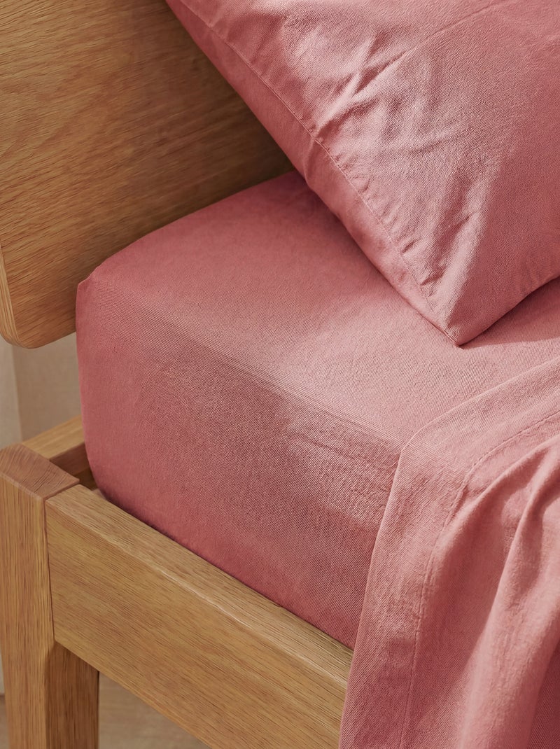 Set van 2 jersey hoeslakens voor baby's (70x140) - Kiabi Home WIT - Kiabi