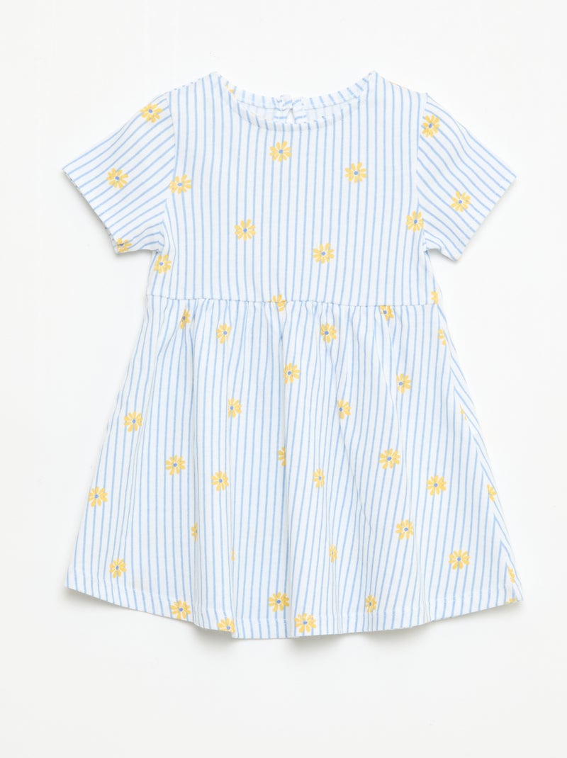 Set van 2 jurken met korte mouwen Blauw - Kiabi