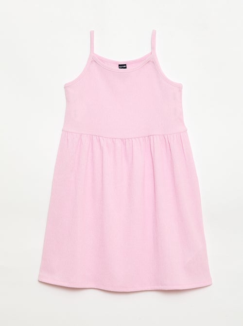 Set van 2 jurken van crêpe tricot - Kiabi