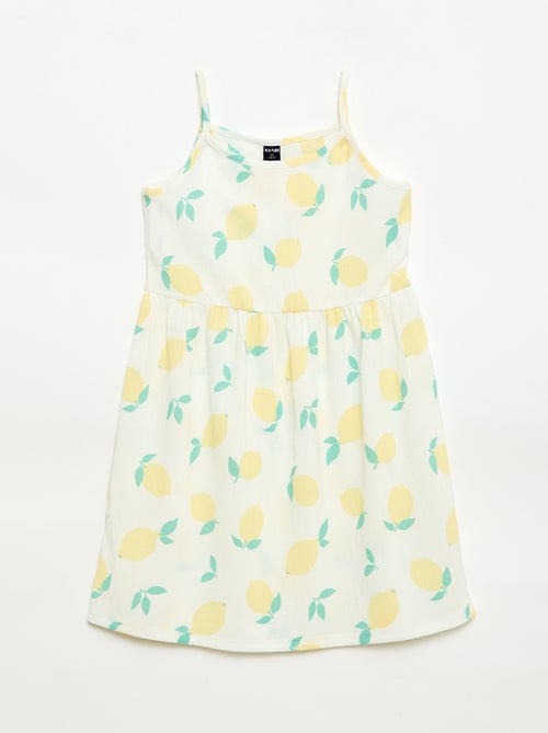 Set van 2 jurken van crêpe tricot - Kiabi