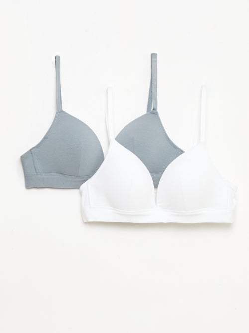 Set van 2 katoenen beha's - Kiabi