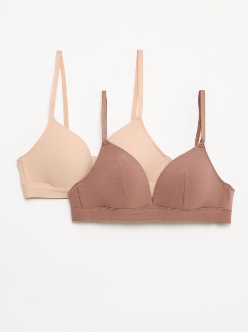 Set van 2 katoenen beha's - Kiabi