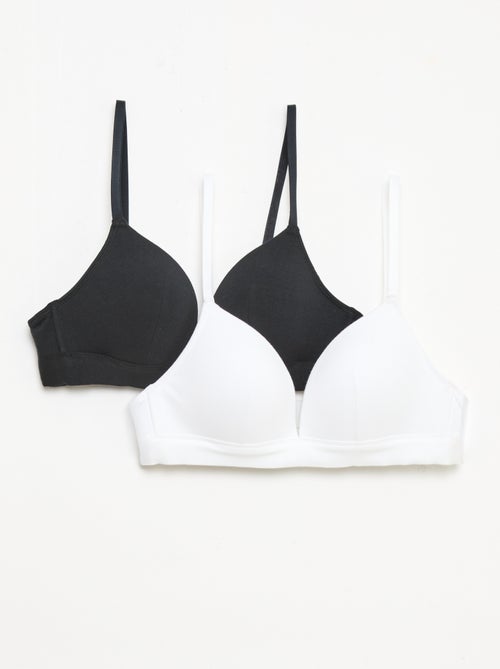 Set van 2 katoenen beha's - Kiabi