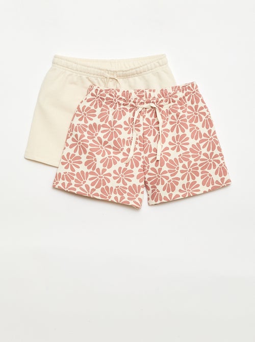 Set van 2 katoenen shorts - Kiabi
