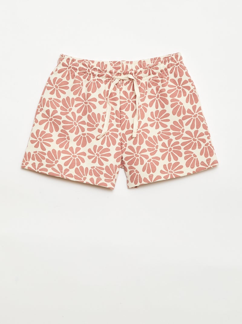 Set van 2 katoenen shorts Biege - Kiabi