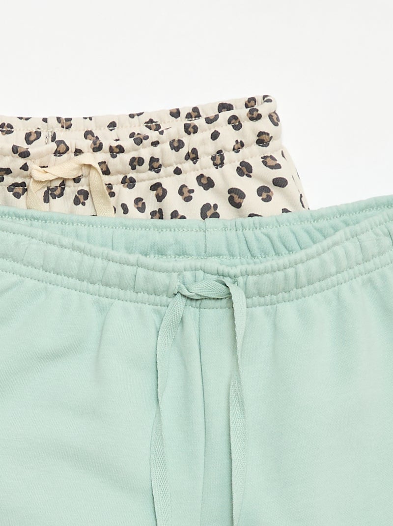 Set van 2 katoenen shorts Biege - Kiabi