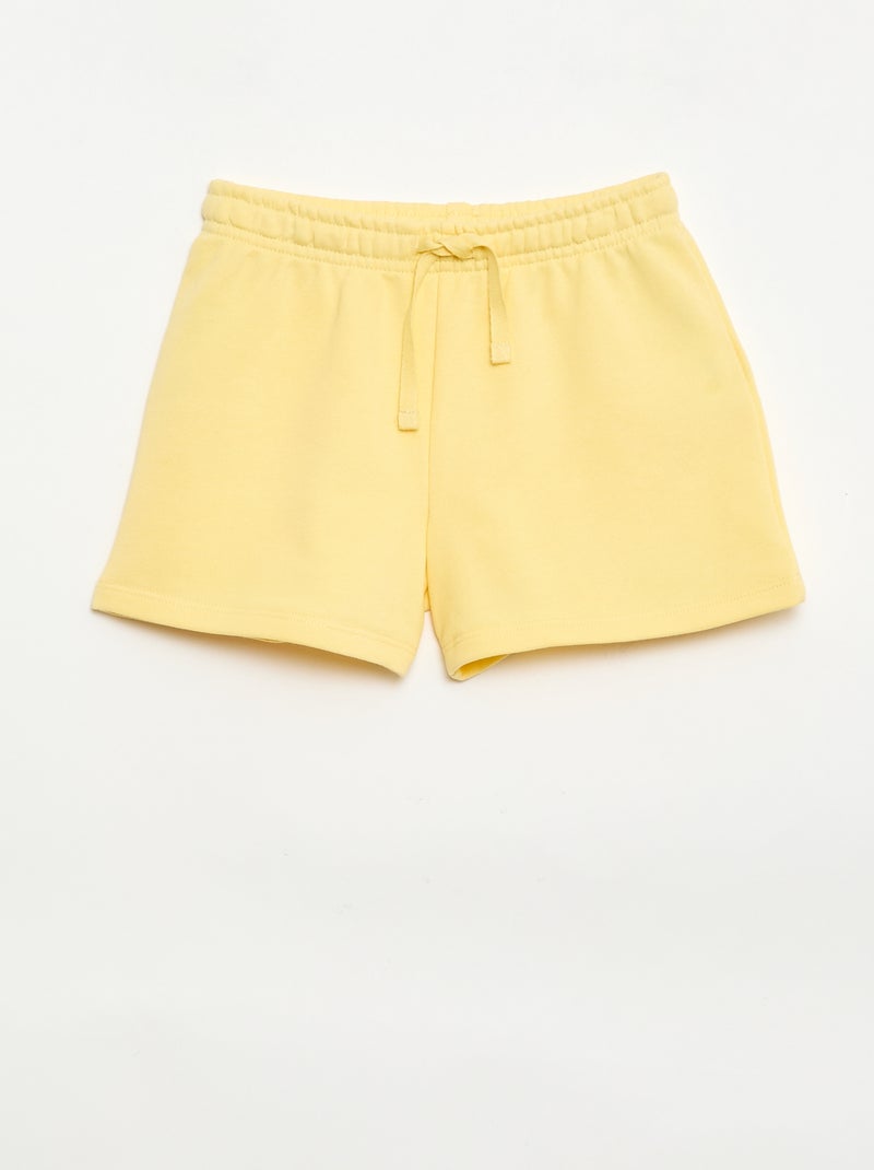 Set van 2 katoenen shorts Geel - Kiabi