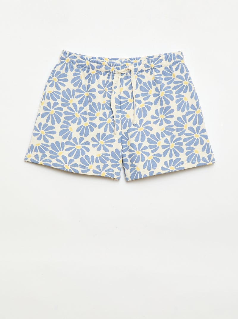 Set van 2 katoenen shorts Geel - Kiabi