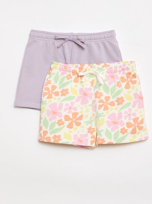 Set van 2 katoenen shorts - Kiabi