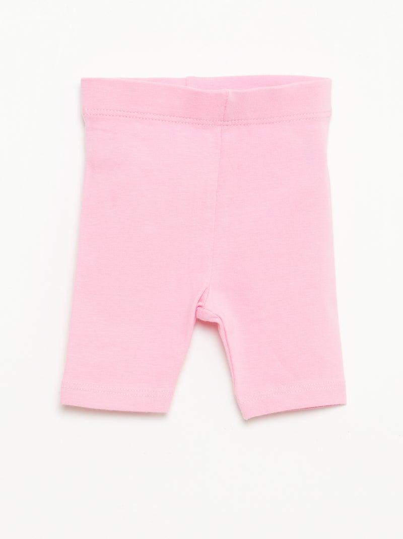 Set van 2 korte leggings Rose - Kiabi