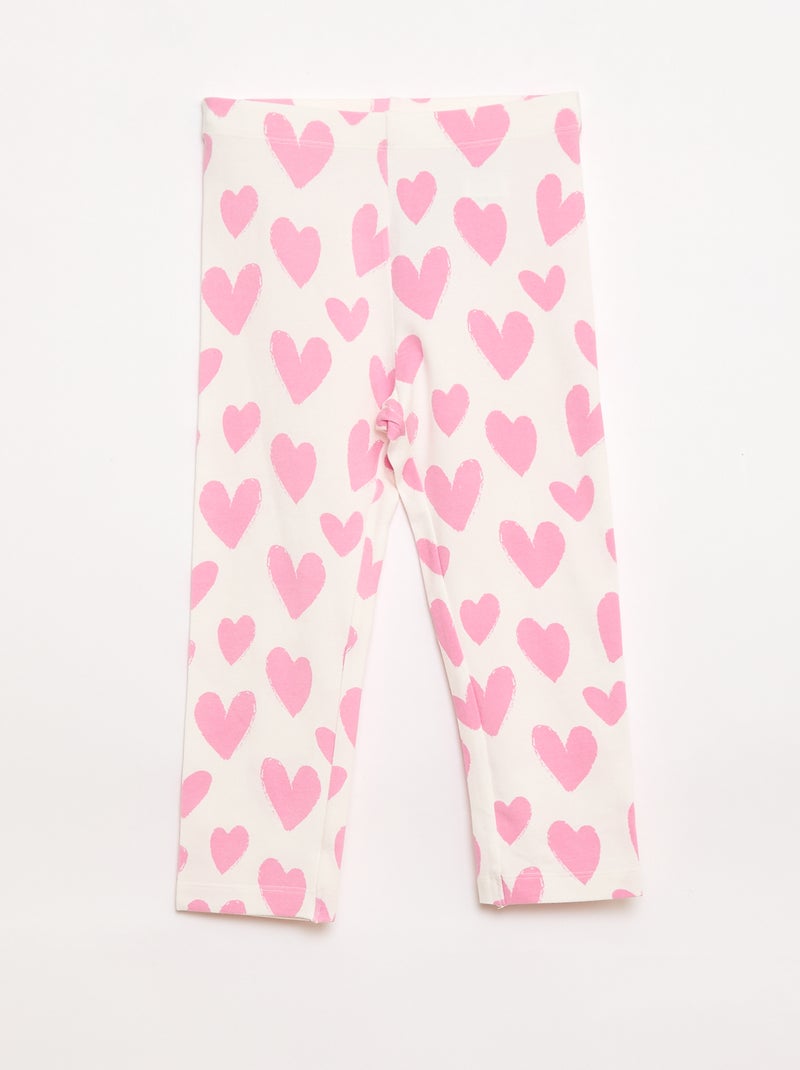 Set van 2 korte leggings Rose - Kiabi