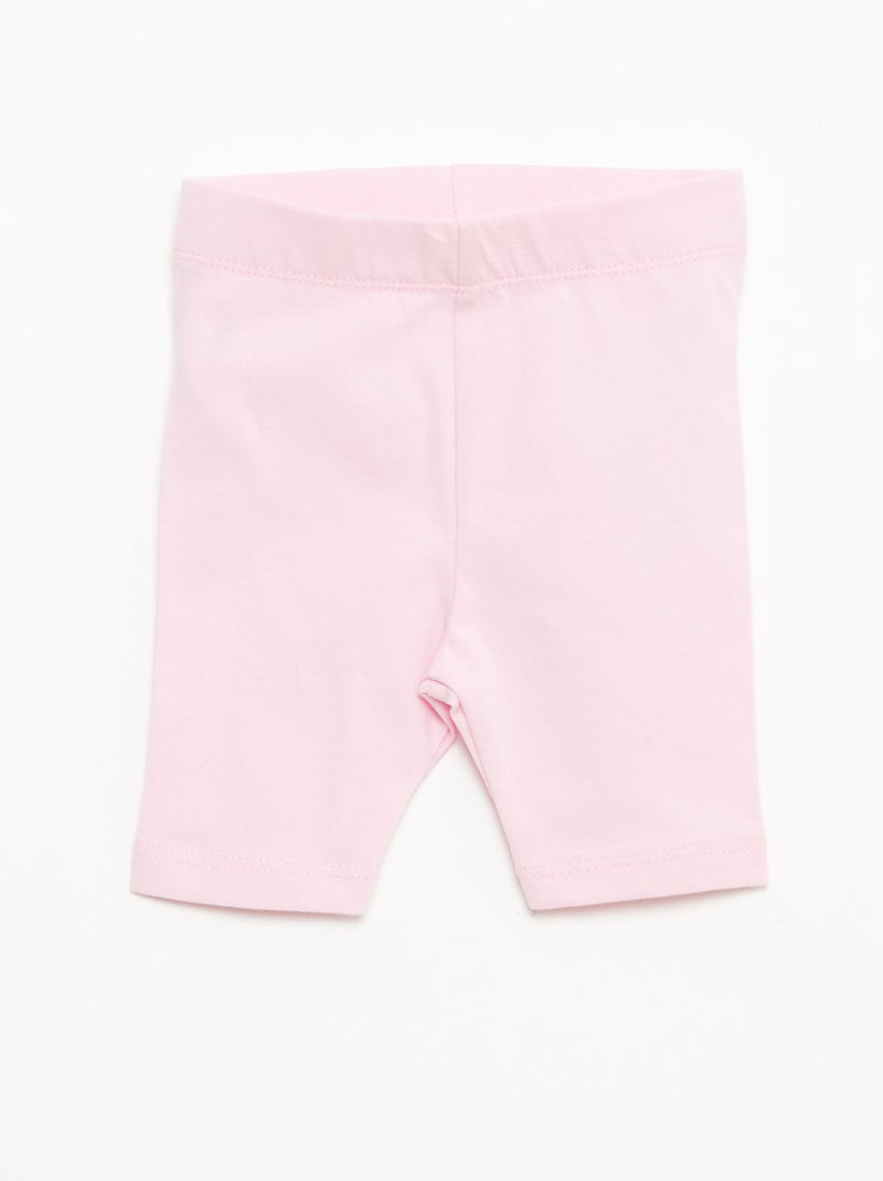 Set van 2 korte leggings Roze - Kiabi