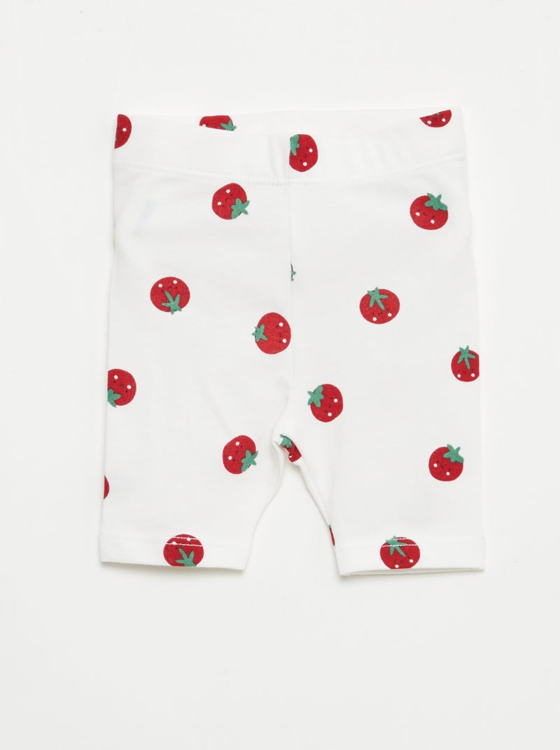 Set van 2 korte leggings Roze - Kiabi