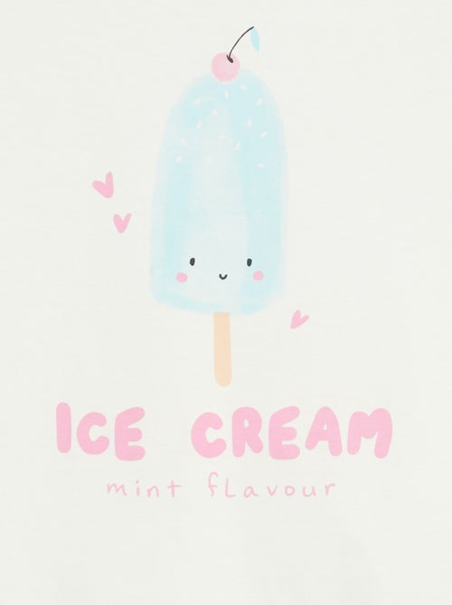 Set van 2 korte pyjamasets van katoenjersey - Kiabi