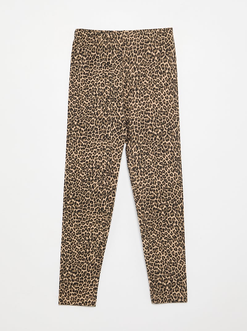 Set van 2 lange leggings Biege - Kiabi
