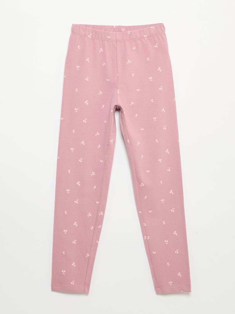 Set van 2 lange leggings Rose - Kiabi