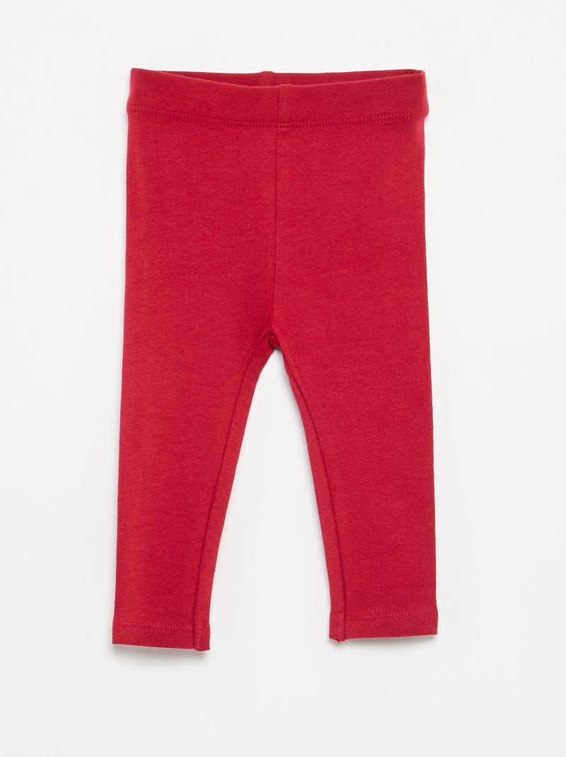 Set van 2 lange leggings Wit - Kiabi
