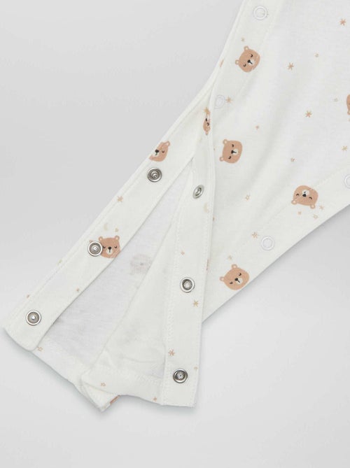 Set van 2 leggings met drukknopen - gemakkelijk aan te trekken collectie - Kiabi