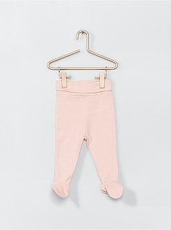 Set van 2 leggings met voetjes 'Ecodesign' - Kiabi