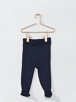 Set van 2 leggings met voetjes 'Ecodesign' - Kiabi