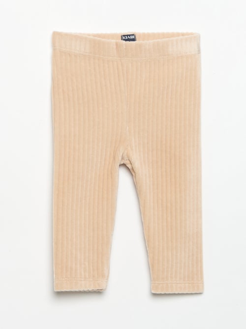 Set van 2 leggings van ribfluweel - Kiabi