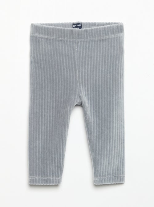 Set van 2 leggings van ribfluweel - Kiabi
