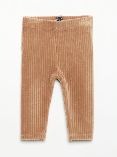 Set van 2 leggings van ribfluweel - Kiabi
