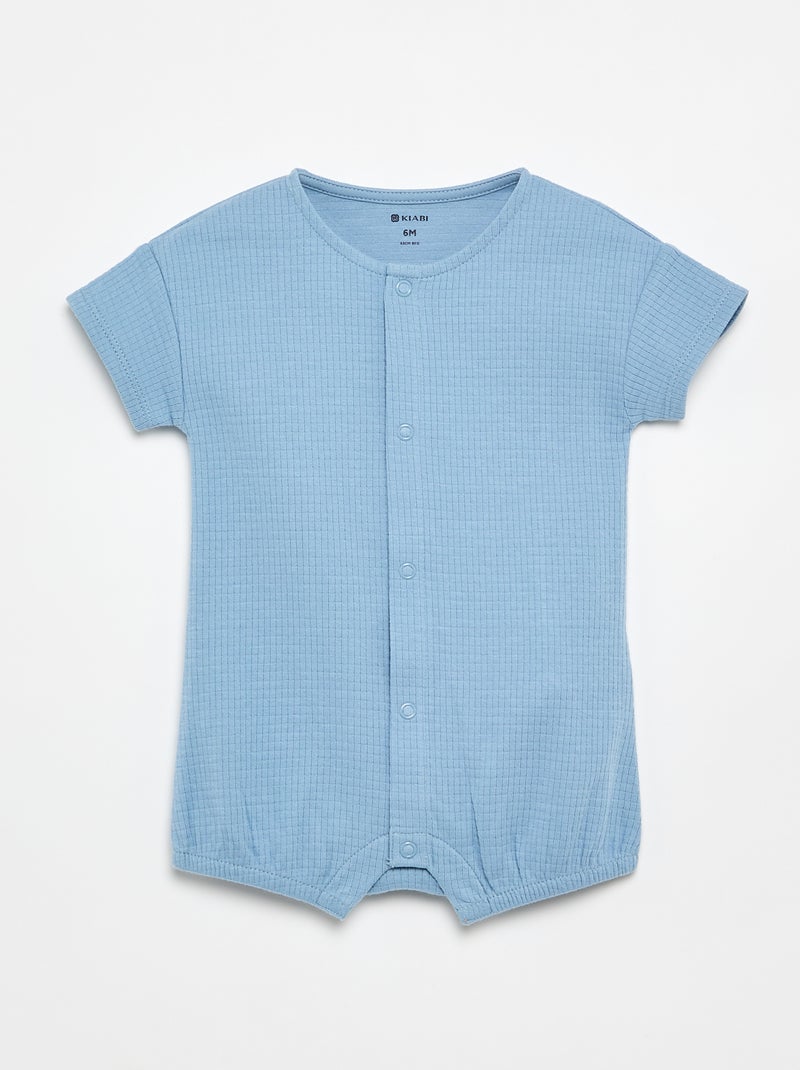 Set van 2 lichte slaapzakjes met knoopjes Blauw - Kiabi