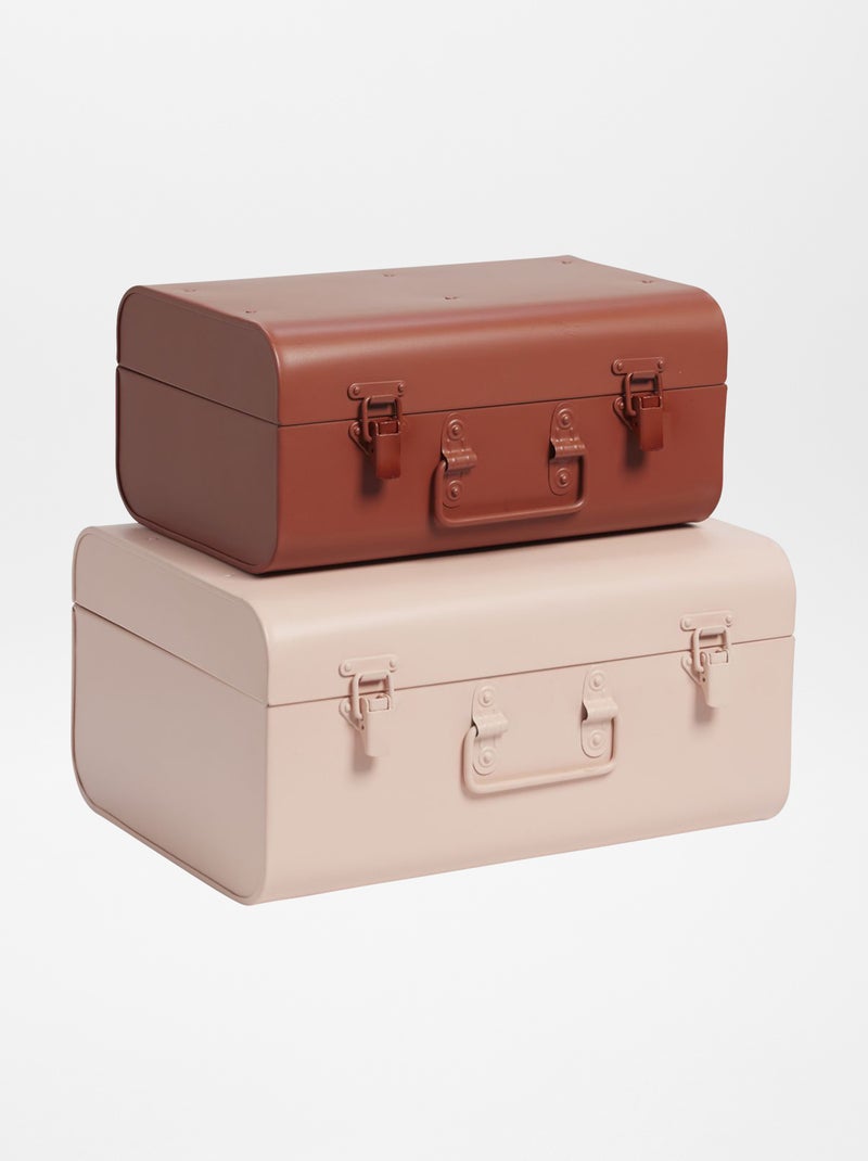 Set van 2 metalen kistjes ROSE - Kiabi