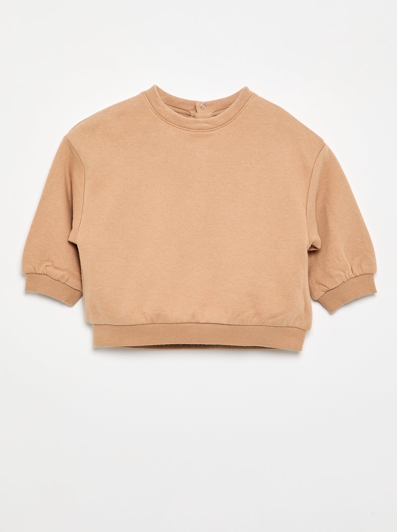 Set van 2 molton sweaters Biege - Kiabi