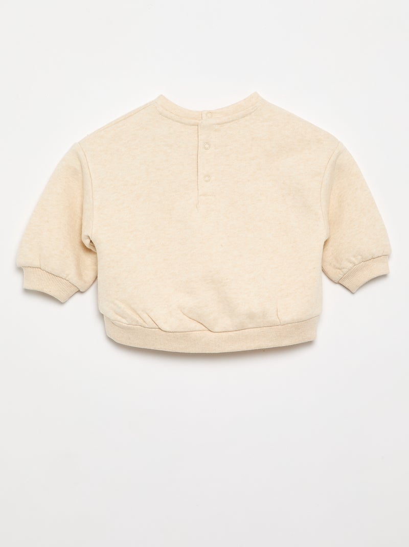 Set van 2 molton sweaters Biege - Kiabi