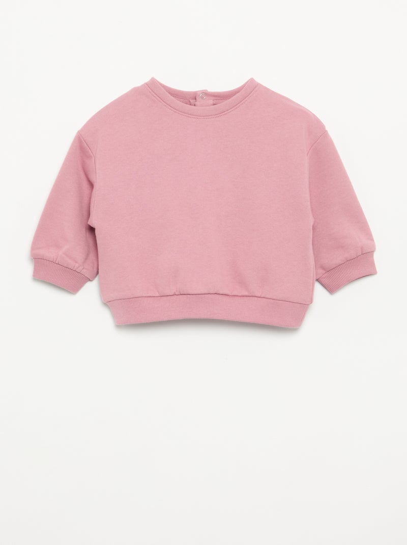 Set van 2 molton sweaters Paars - Kiabi