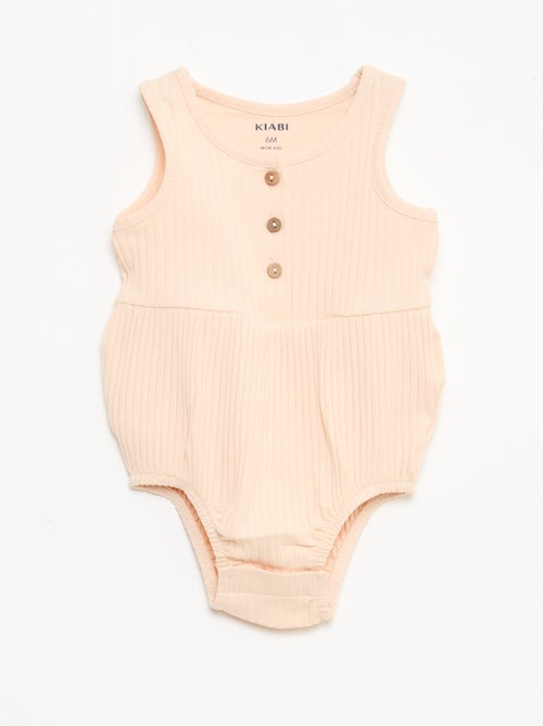 Set van 2 mouwloze rompers - Kiabi