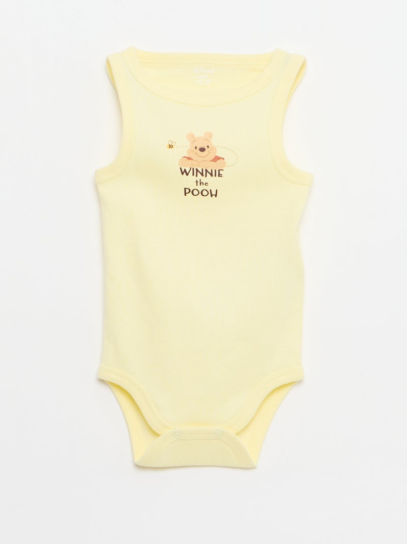 Set van 2 mouwloze rompers 'Disney' Geel - Kiabi