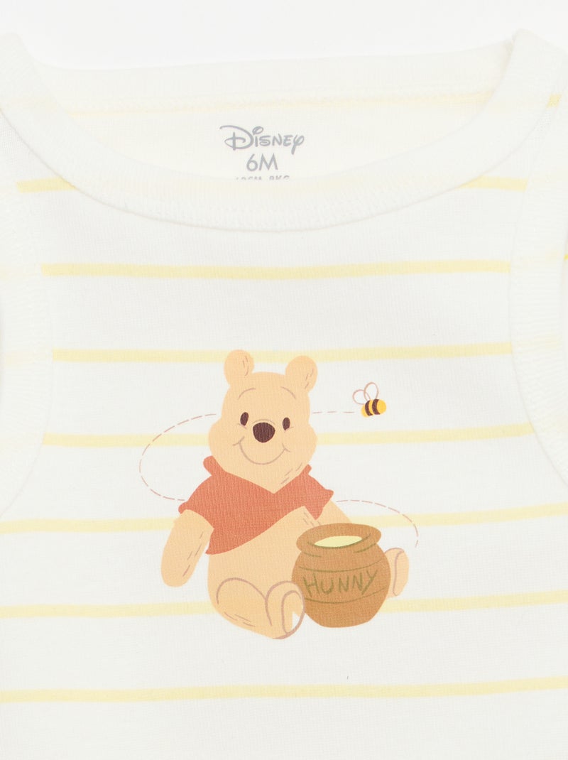 Set van 2 mouwloze rompers 'Disney' Geel - Kiabi