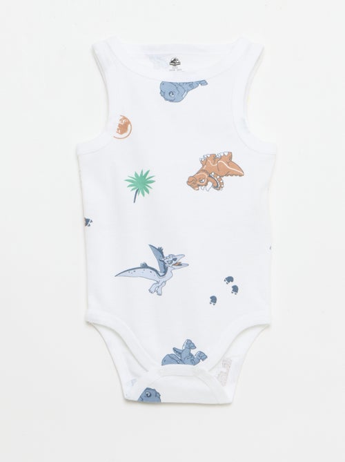 Set van 2 mouwloze rompers 'Jurassic World' - Kiabi