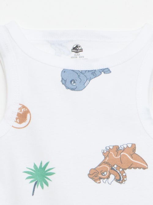 Set van 2 mouwloze rompers 'Jurassic World' - Kiabi