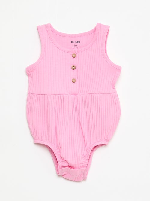 Set van 2 mouwloze rompers - Kiabi