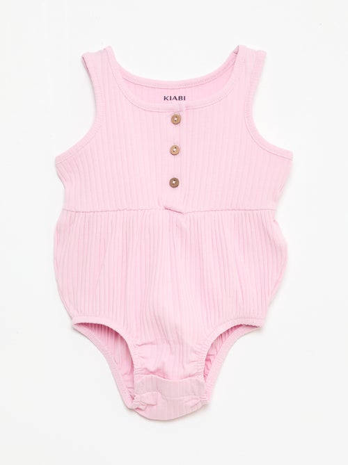 Set van 2 mouwloze rompers - Kiabi