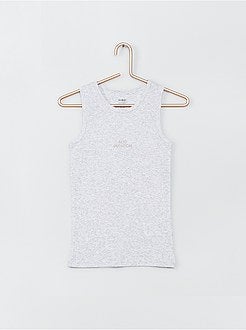 Set van 2 mouwloze tops 'Ecodesign' - Kiabi