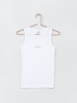 Set van 2 mouwloze tops 'Ecodesign' - Kiabi