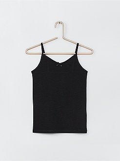 Set van 2 mouwloze tops van stretchkatoen - Kiabi