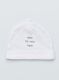 Set van 2 mutsen 'Ecodesgin' - Kiabi