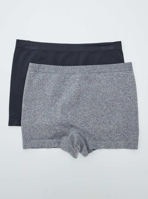 Set van 2 naadloze shorty's - gemakkelijk aan te trekken collectie - Kiabi