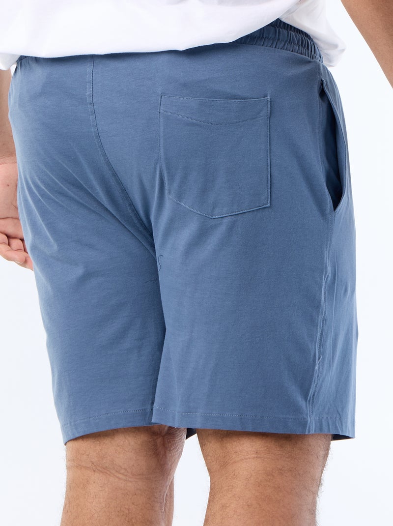 Set van 2 nachtshorts Blauw - Kiabi