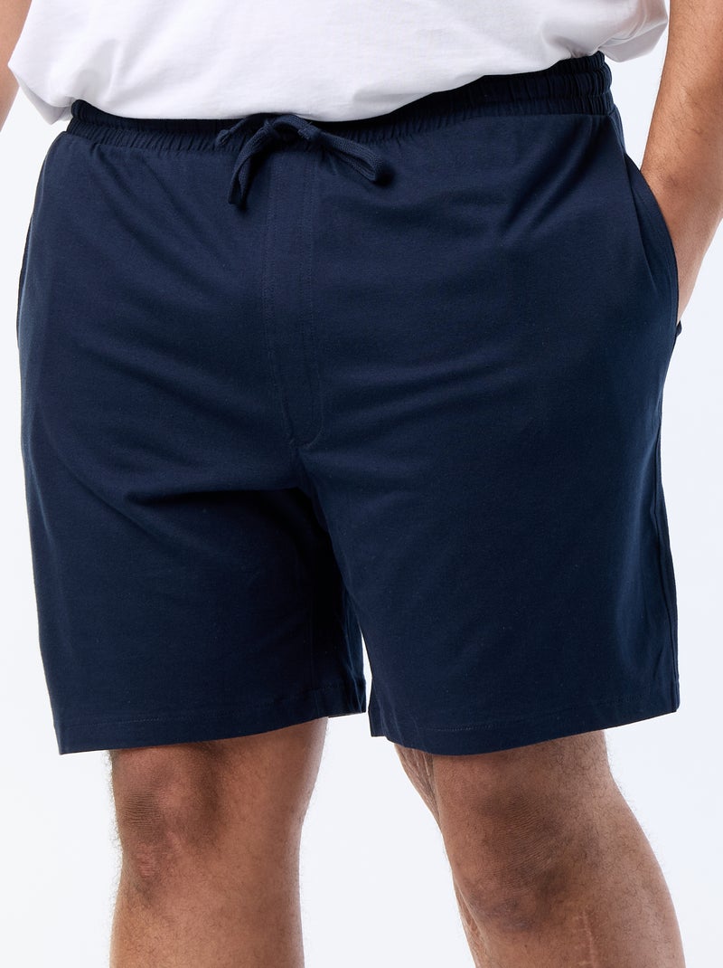 Set van 2 nachtshorts Blauw - Kiabi