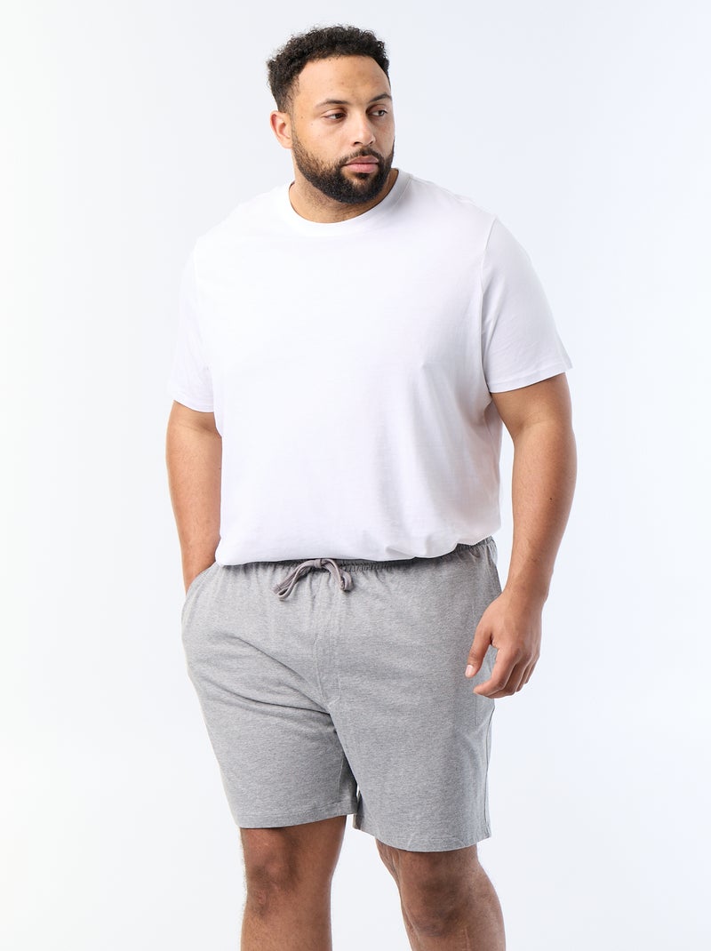 Set van 2 nachtshorts Zwart - Kiabi