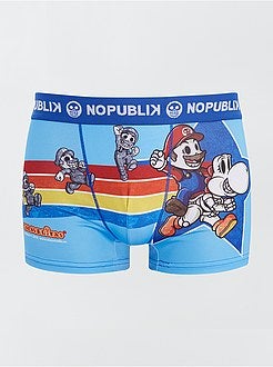 Set van 2 'No Publik'-boxers met 'Mario'-print - Kiabi