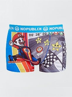 Set van 2 'No Publik'-boxers met 'Mario'-print - Kiabi